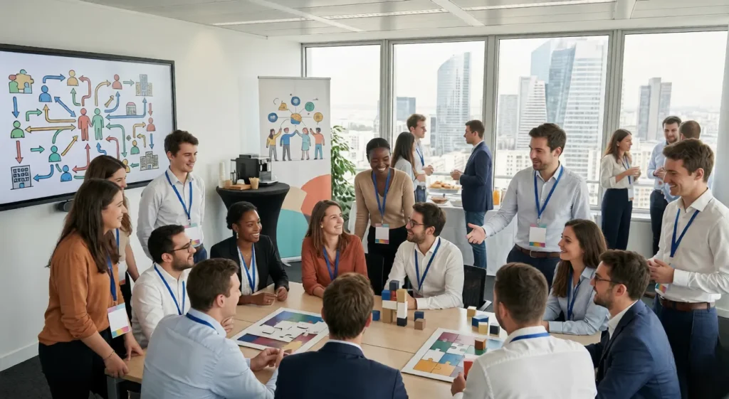 plusieurs personne dans un bureau