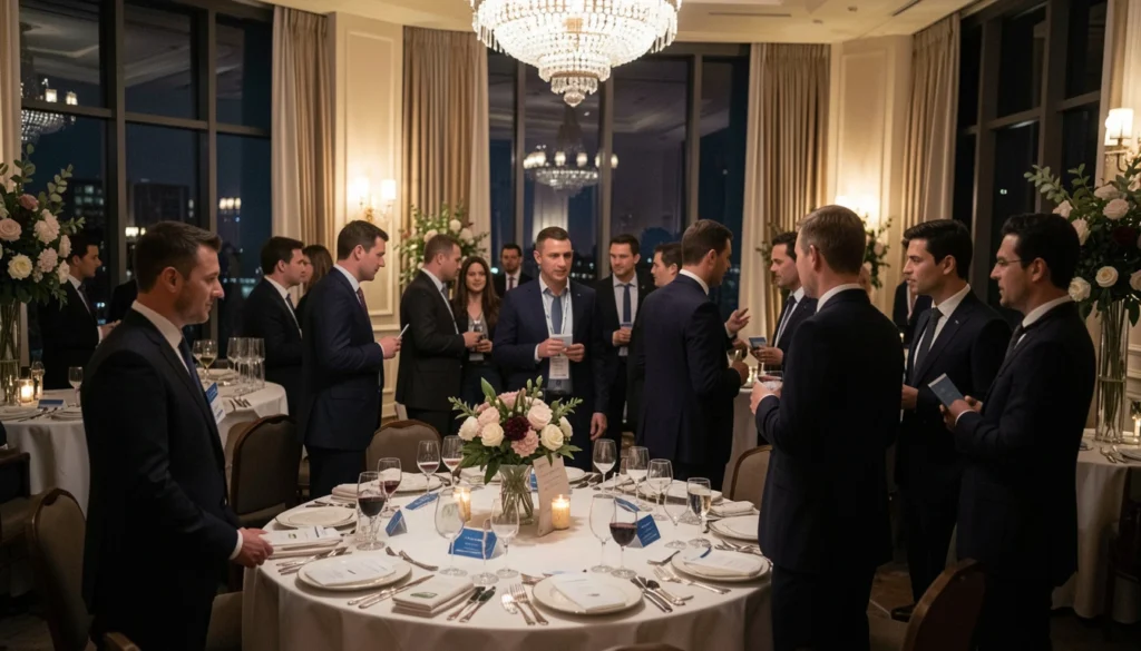 plusieurs personne discutent lors d'une soirée